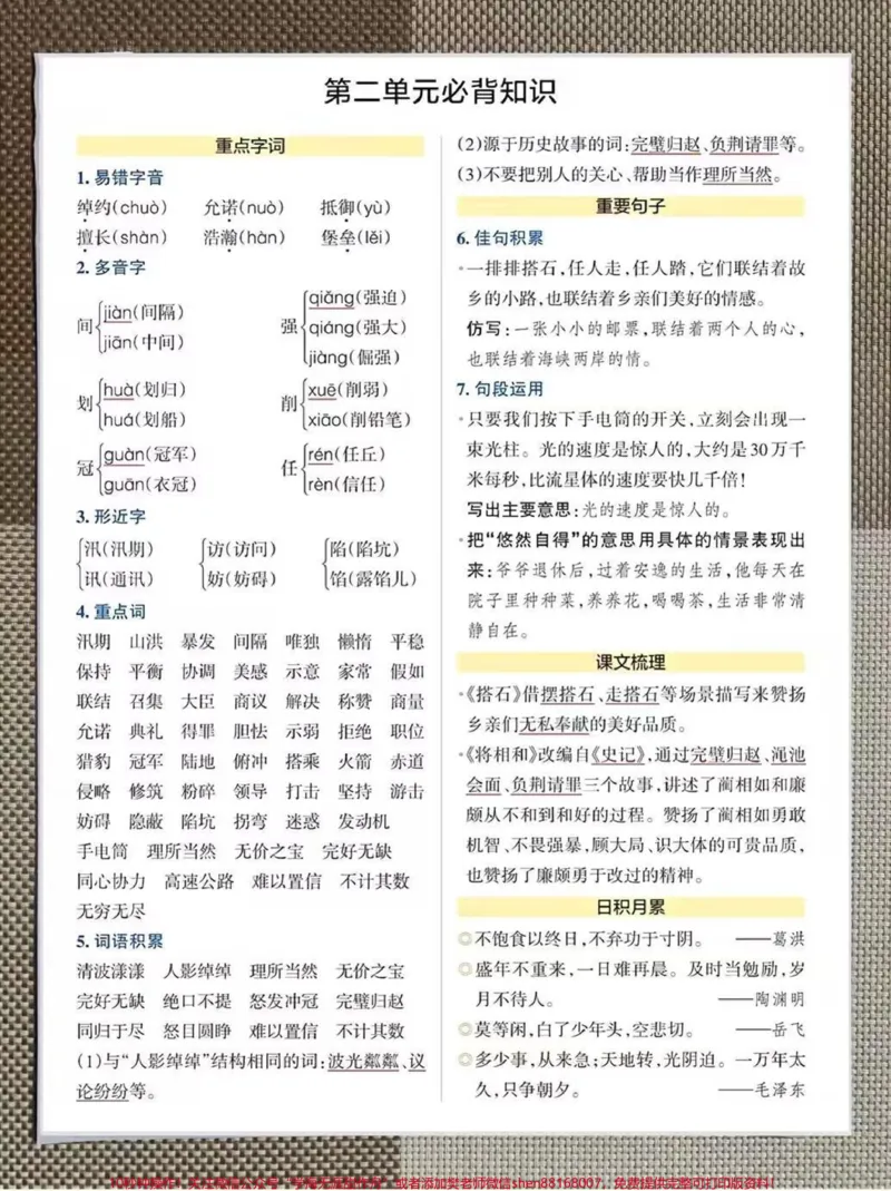 《新五年级上册1-8单元知识点汇总五年级上册1-8单元知识点汇总,老师给大家整理出来了。家长给孩子打印一份出来学习,都是考试常考常出题,完整版可打印,快给孩子打印一份出来学习吧!#五年级#暑假预习#五年级上册语文@qunju888.com小助手》第2页预览