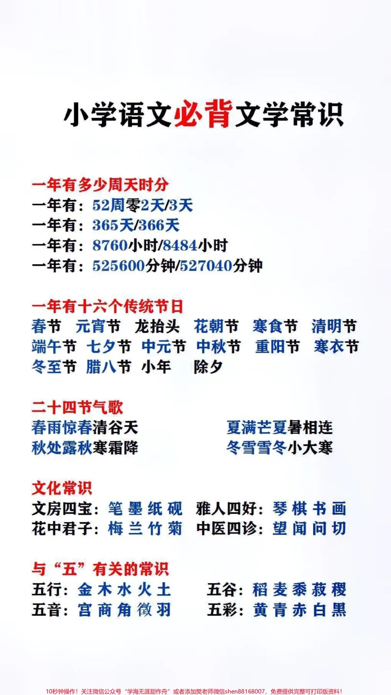 《小学语文必备文学常识#小学语文#必考考点#文学常识_最新小学1-9年级各科+幼升小+综合类学习资源汇总包_价值20万元!最新小学1-9年级各科+幼升小+综合类学习资源汇总包》第1页预览