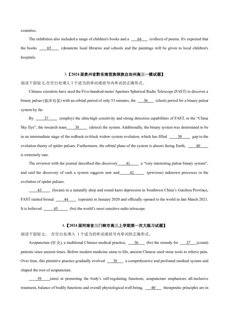 《05语法填空(含九省1月联考)（新高考九省专用）（原卷版）_英语(2)_专项复习_2025年_2024年高考一模试题分类汇编英语新高考九省专用》第3页预览