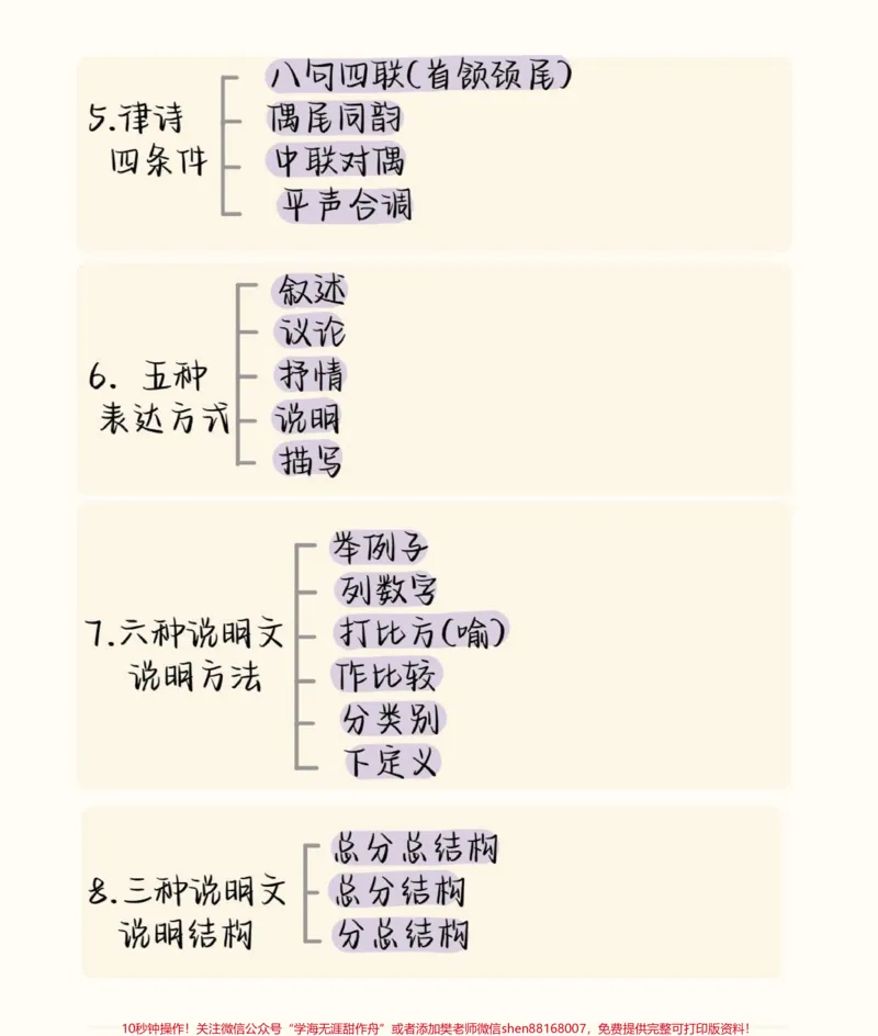 《给那些语文成绩不好的同学看，刷到就证明你的语文成绩要好起来了#语文#阅读理解#知识点总结#图文伙伴计划#qunju888.com图文来了_最新小学1-9年级各科+幼升小+综合类学习资源汇总包》第2页预览