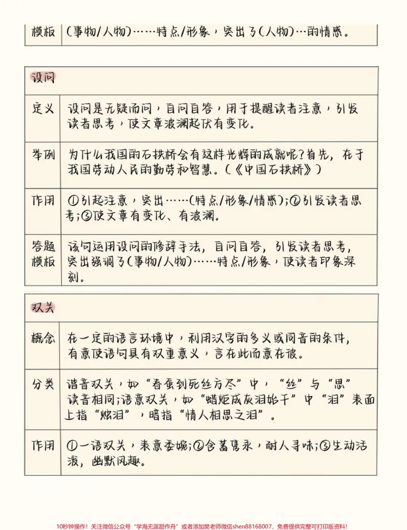 《背完这个语文还考不到班级前5就说不过去了吧#语文#初中语文#知识创作人#图文伙伴计划#qunju888.com图文来了_最新小学1-9年级各科+幼升小+综合类学习资源汇总包》第9页预览