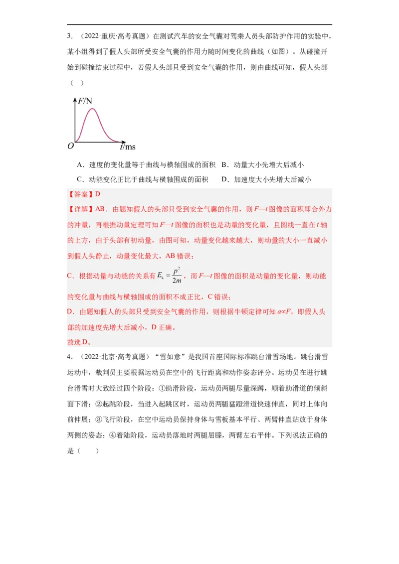 《专题12动量(解析版)_初高中资料库_高中资料库（转存避免链接过期失效）_高中物理》第3页预览