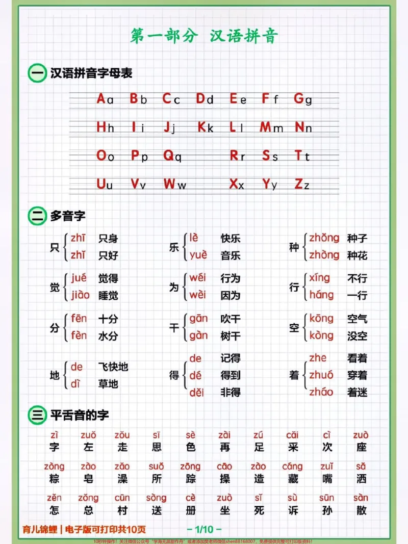 《语文一年级下册-知识整理!!1.汉语拼音2.汉字识记3词语积累日积月累课文知识每个孩子的情况不同，可以按照整理的五大知识点进行有针对性的识记，自身的弱项专门花时间进行练习。#关注我持续更新小学知识#小学语文必考知识点盘点#期末复习#小学语文#一年级下册语文@qunju888.com小助手@qunju888.com热点宝@qunju888.com来客官方助推官@qunju888.com创作者中心@qunju888.com》第1页预览