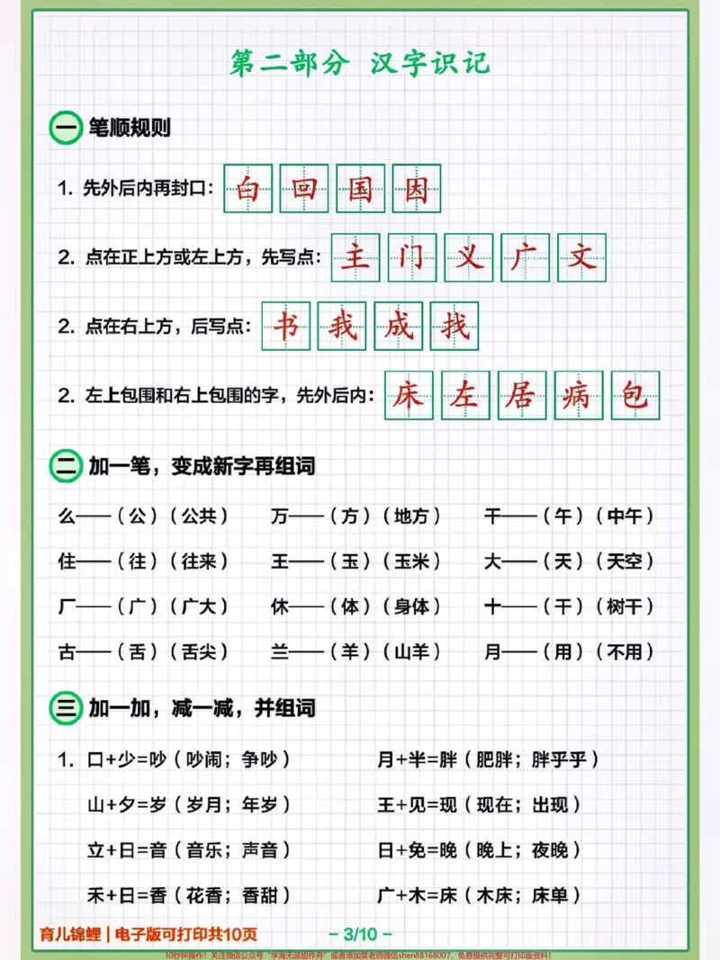 《语文一年级下册-知识整理!!1.汉语拼音2.汉字识记3词语积累日积月累课文知识每个孩子的情况不同，可以按照整理的五大知识点进行有针对性的识记，自身的弱项专门花时间进行练习。#关注我持续更新小学知识#小学语文必考知识点盘点#期末复习#小学语文#一年级下册语文@qunju888.com小助手@qunju888.com热点宝@qunju888.com来客官方助推官@qunju888.com创作者中心@qunju888.com》第3页预览