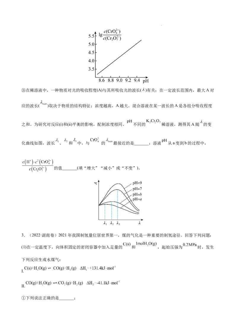 《专题15化学反应原理综合——三年（2020-2022）高考真题化学分项汇编（新高考专用）（原卷版）_初高中资料库_高中资料库（转存避免链接过期失效）_高中化学》第4页预览