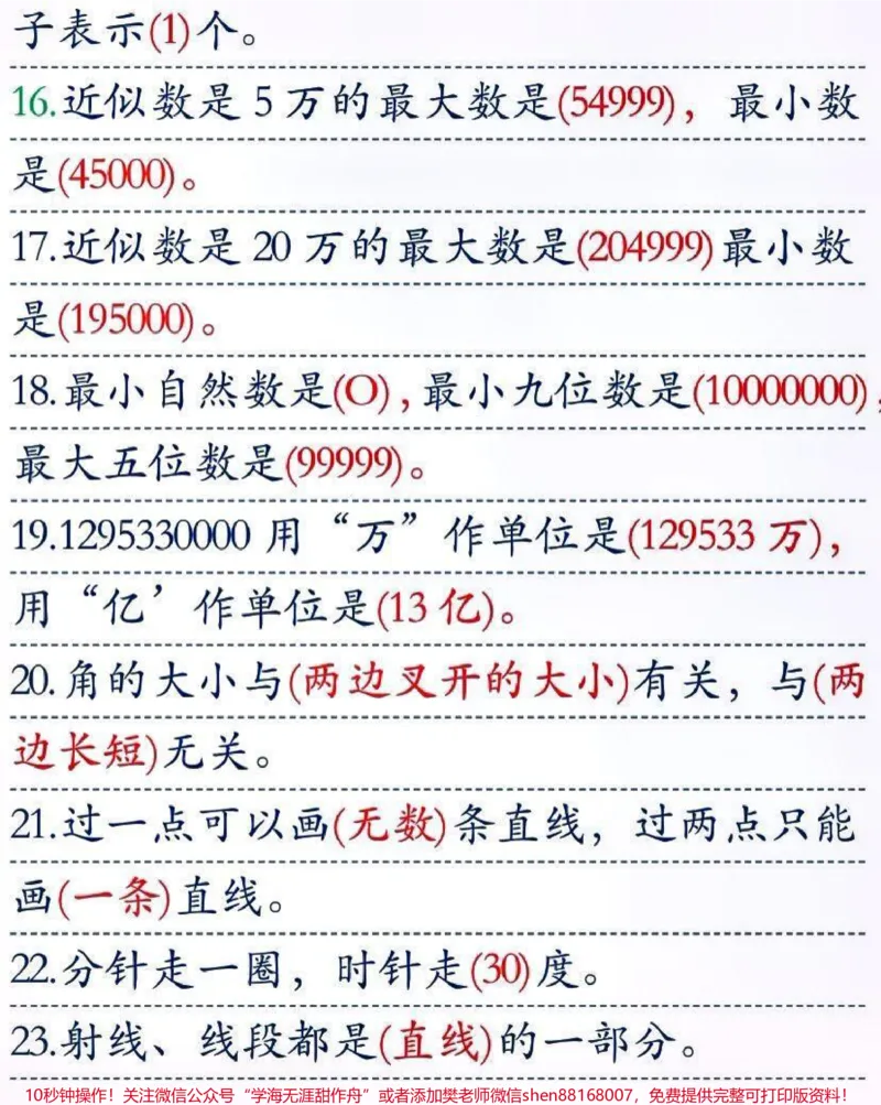 《四年级上册数学必学各单元练习重点题型汇总#每天学习一点点#教育#知识分享#家长收藏孩子受益#知识点总结@qunju888.com创作者中心_最新小学1-9年级各科+幼升小+综合类学习资源汇总包》第2页预览