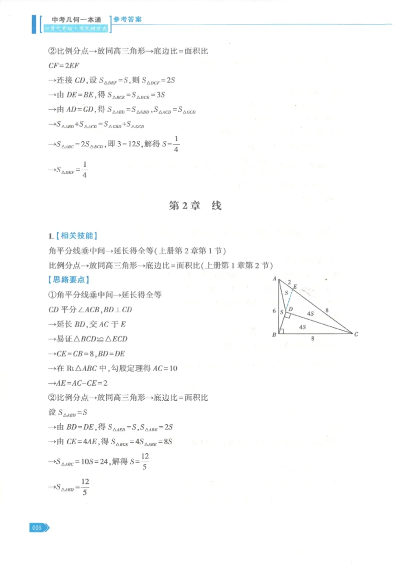 《2027版初中《马哥数学几何一本通》参考答案_2027版初中《马哥数学几何一本通》辅助线+综合提醒上下全套（数学）》第7页预览