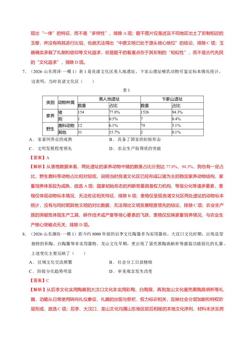 《专题01中国古代史·选择题（9大考点）（教师版）（山东专用）_高考一二三轮复习_历史_2026年-历史高考专项复习_2026年高考历史一模试题分类汇编（山东专用）-G233_2026版》第5页预览