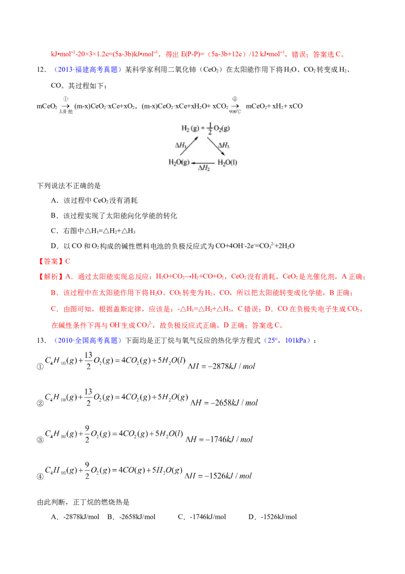 《专题28反应热计算——键能(教师版)_初高中资料库_高中资料库(转存避免链接过期失效)_高中化学》第6页预览