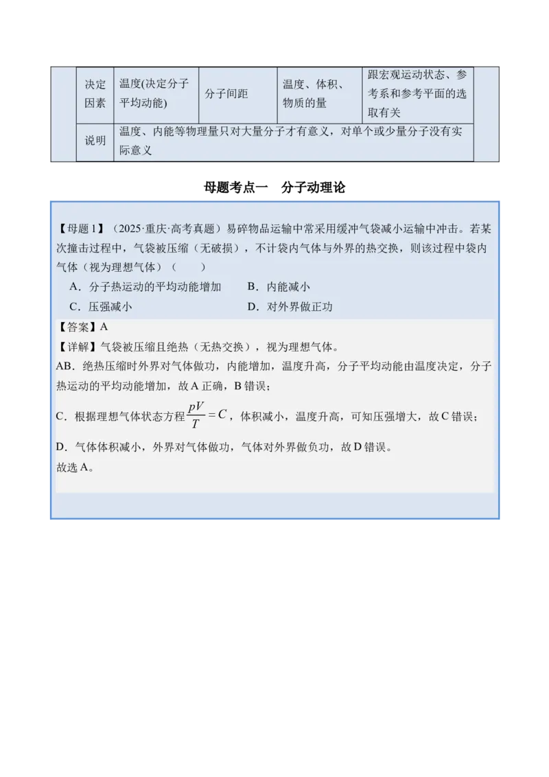 《专题36热学-（精讲）高考母题一题三练（学生版）_高考一二三轮复习_物理_2026年-物理高考专项复习_2026年高考物理复习高考母题一题三练-G433_资料》第3页预览
