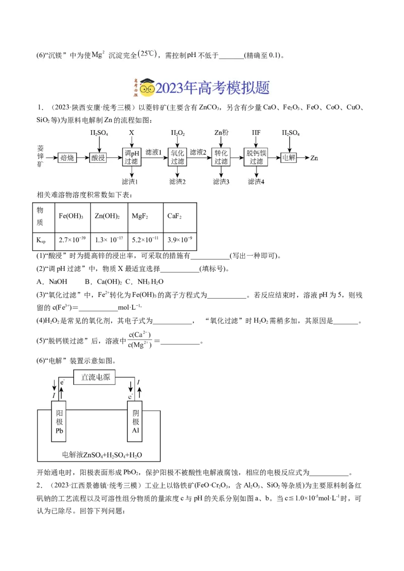 《专题12工艺流程综合题（学生版）_初高中资料库_高中资料库（转存避免链接过期失效）_高中化学》第7页预览