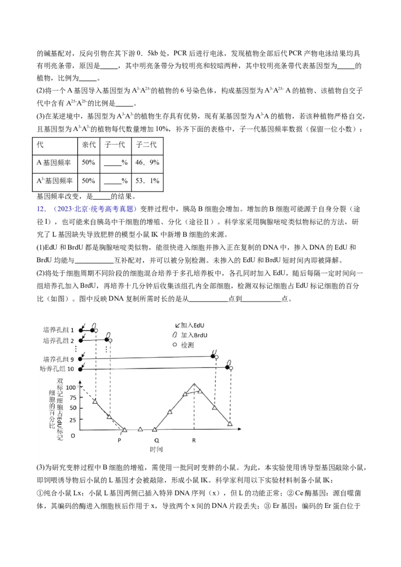 《专题21基因工程-学易金卷：五年（2019-2023）高考生物真题分项汇编（全国通用）（原卷版）_初高中资料库_高中资料库（转存避免链接过期失效）_高中生物》第6页预览