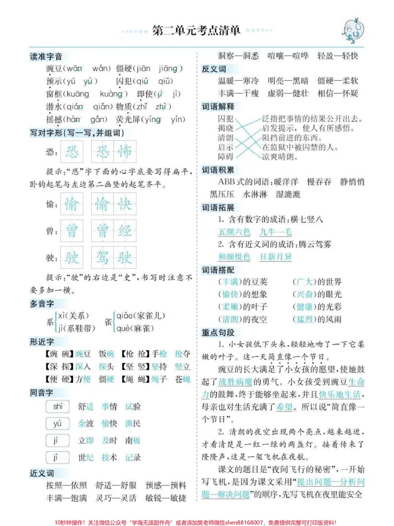 《四年级上册语文知识点总结#小学语文#知识点总结_最新小学1-9年级各科+幼升小+综合类学习资源汇总包_价值20万元！最新小学1-9年级各科+幼升小+综合类学习资源汇总包》第3页预览