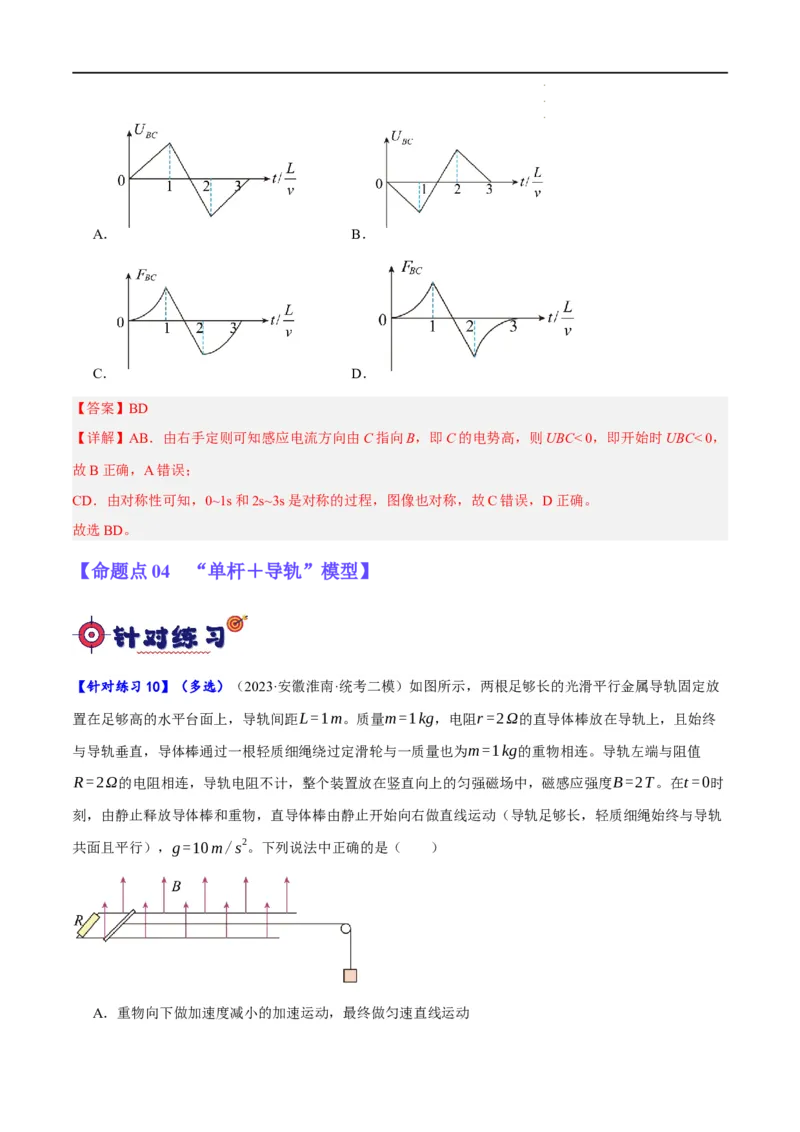 《专题08电磁感应的综合运用（分层练）（解析版）_初高中资料库_高中资料库（转存避免链接过期失效）_高中物理》第10页预览