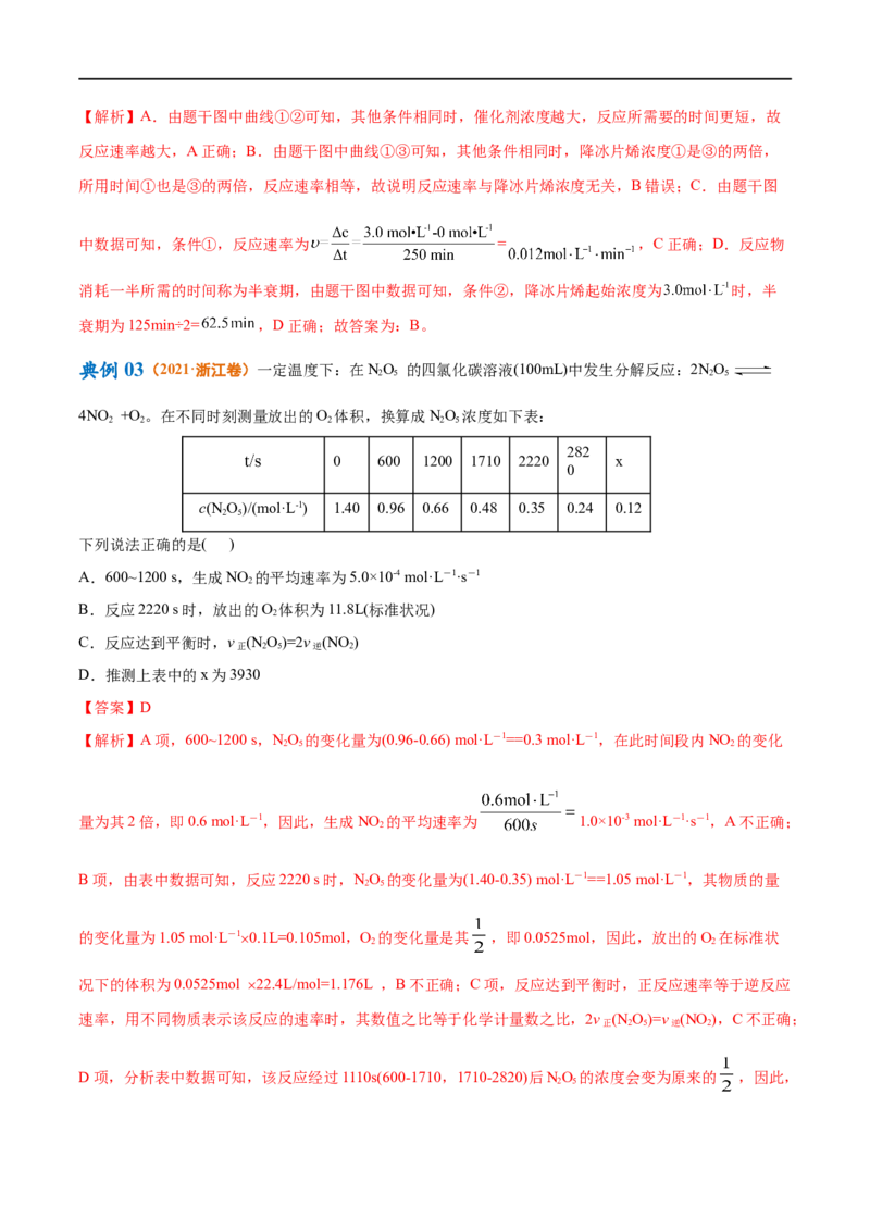 《专题09化学反应速率与化学平衡（讲义）（解析版）_初高中资料库_高中资料库（转存避免链接过期失效）_高中化学》第5页预览