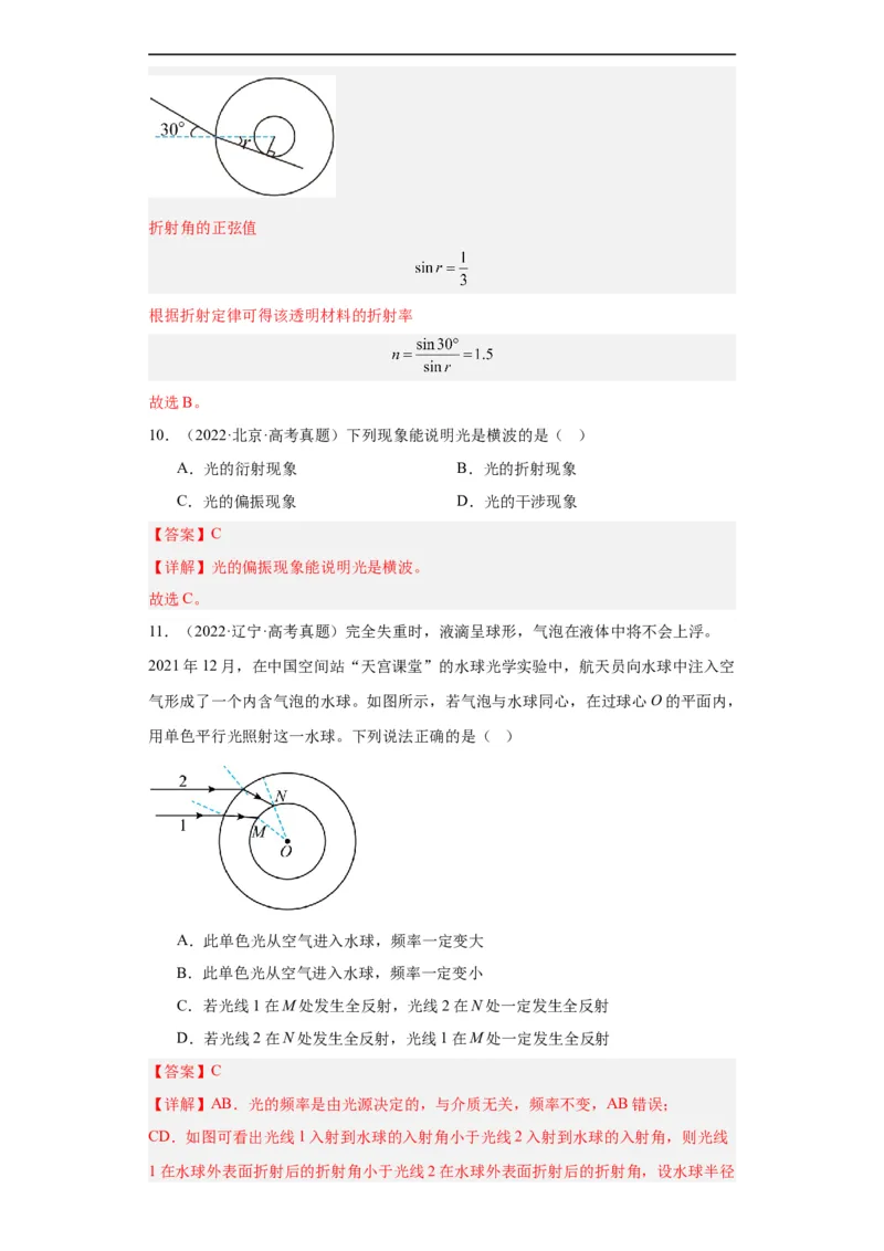 《专题14光学(解析版)_初高中资料库_高中资料库（转存避免链接过期失效）_高中物理》第7页预览
