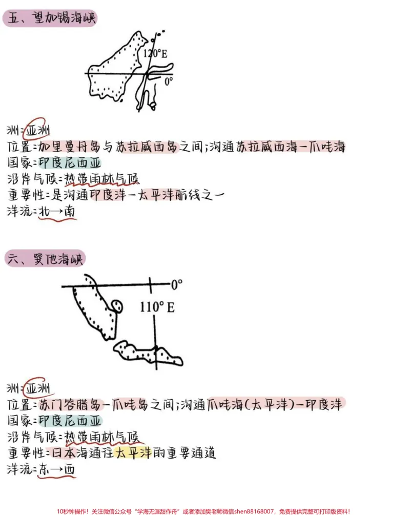 《吃透这些地理稳上90!地理不好的同学刷到了就背一下吧#地理#高中地理#知识点总结#每天跟我涨知识#图文伙伴计划_最新小学1-9年级各科+幼升小+综合类学习资源汇总包》第3页预览