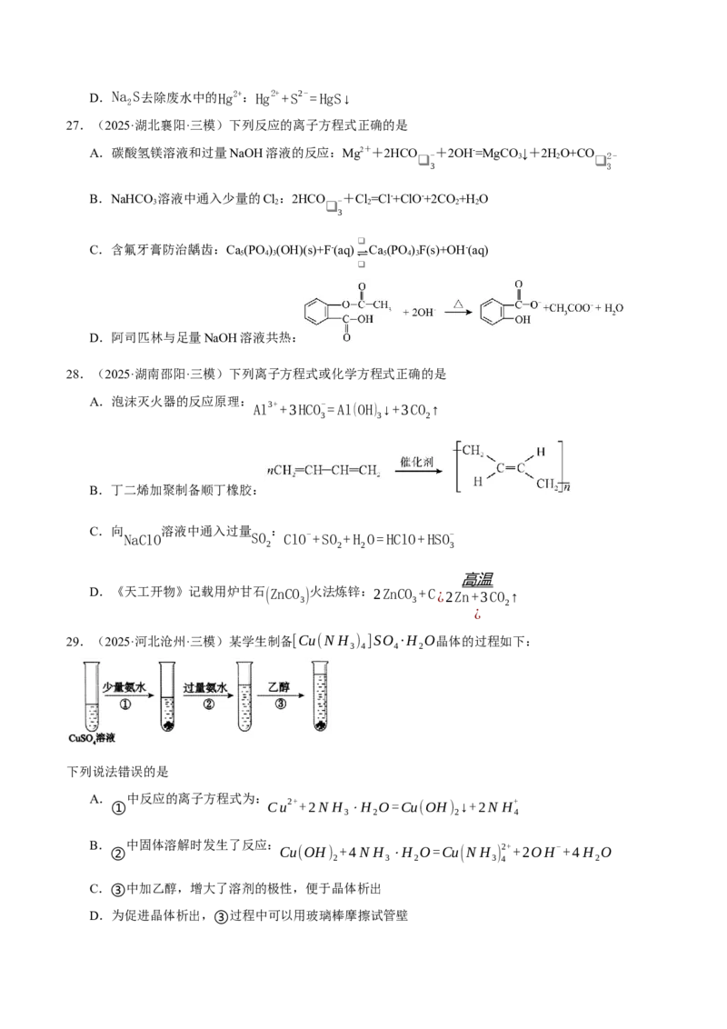 《专题01基本概念（学生版）_高考一二三轮复习_化学_2026年-化学高考专项复习_2025年高考化学三模试题分类汇编（新高考通用）_2025版》第8页预览