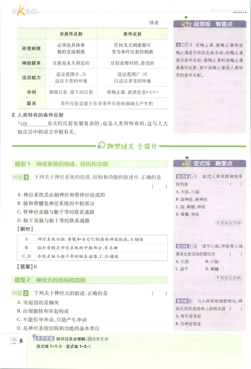 《2027《初中生物•必刷题》8上(RJ)狂K重点_初中必刷题2026_8年级_人教版_2027《初中生物•必刷题》8上（人教）》第10页预览