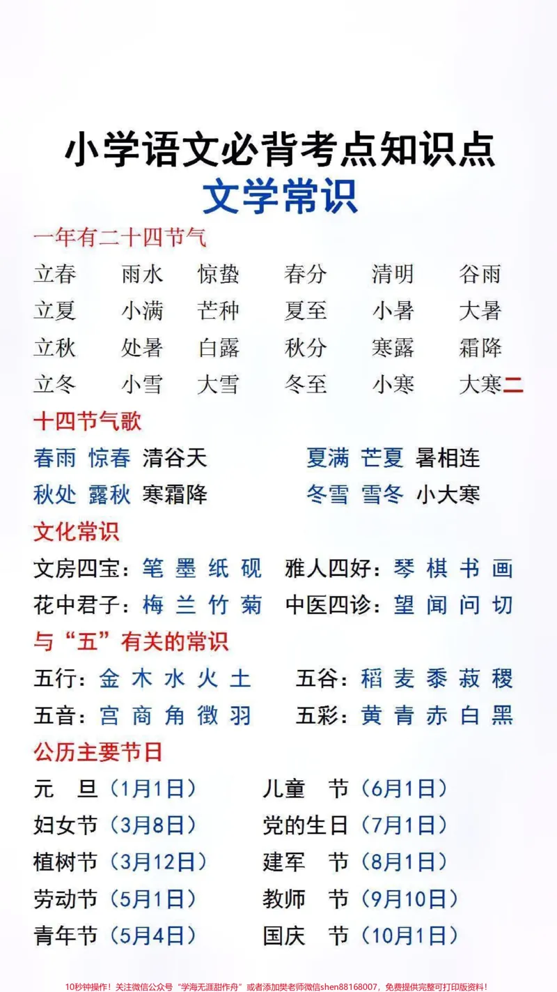 《小学生必背文学常识#小学语文#好书分享#必考考点_最新小学1-9年级各科+幼升小+综合类学习资源汇总包_价值20万元!最新小学1-9年级各科+幼升小+综合类学习资源汇总包》第2页预览
