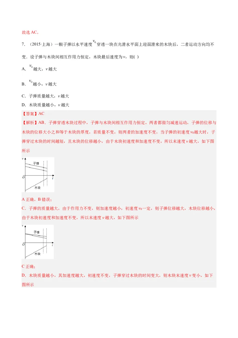《专题28动量守恒定律及其应用（一）（解析版）-十年（2014-2023）高考物理真题分项汇编（全国通用）_初高中资料库_高中资料库（转存避免链接过期失效）_高中物理》第8页预览