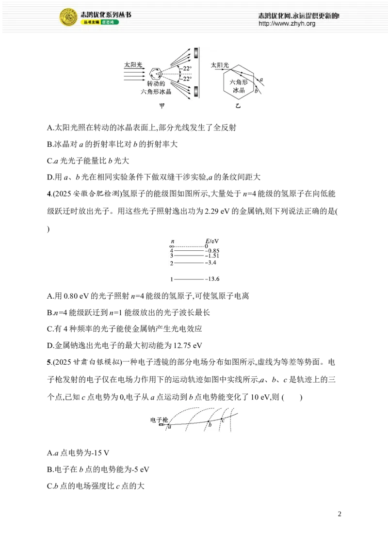 《选择题专项练(六)(1)_2026版高中《二三轮复习+冲刺复习》_高考物理物理二轮志鸿优化设计2026版高考物理总复习《优化设计》二轮用书PPT课件+Word讲义+课后习题(纯净word版)(完整版)》第2页预览
