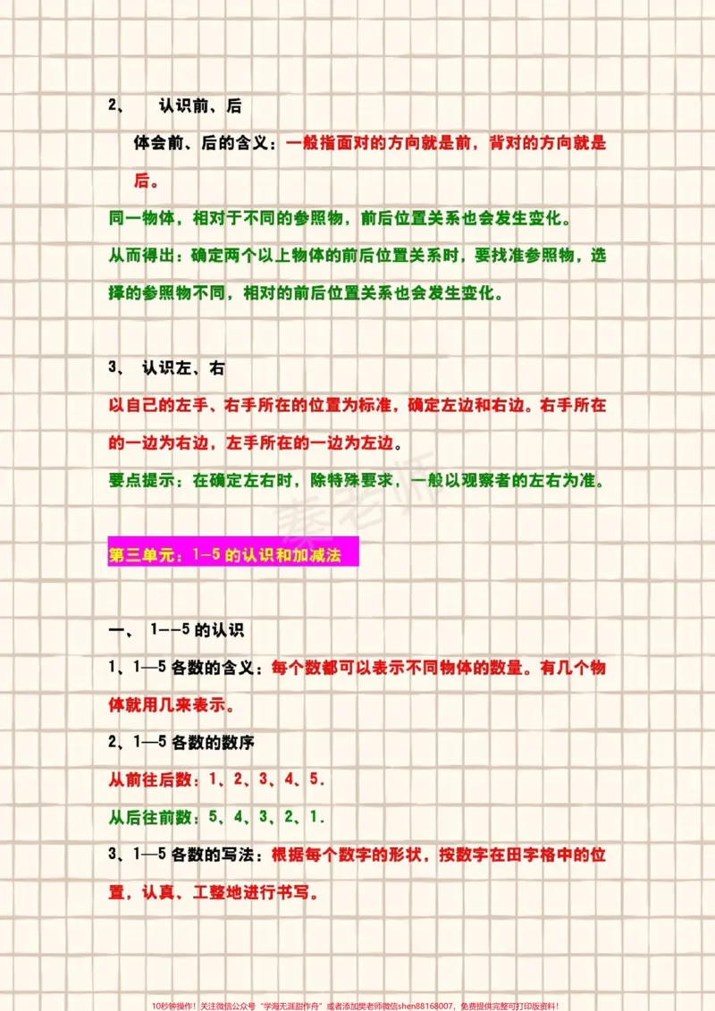 《幼小衔接#幼小衔接#一年级#数学#知识点总结#期末考试必考题易错题_最新小学1-9年级各科+幼升小+综合类学习资源汇总包_价值20万元！最新小学1-9年级各科+幼升小+综合类学习资源汇总包》第2页预览