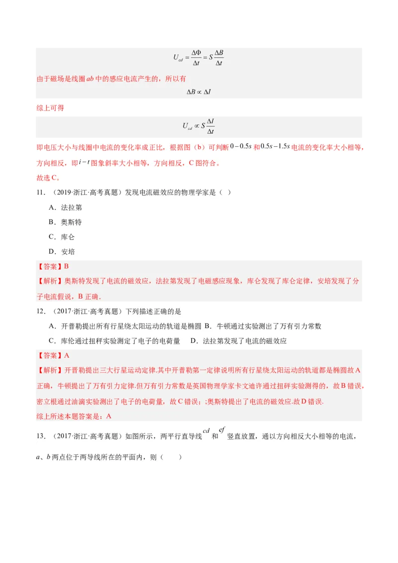 《专题42磁现象和磁场（解析版）-十年（2014-2023）高考物理真题分项汇编（全国通用）_初高中资料库_高中资料库（转存避免链接过期失效）_高中物理》第7页预览