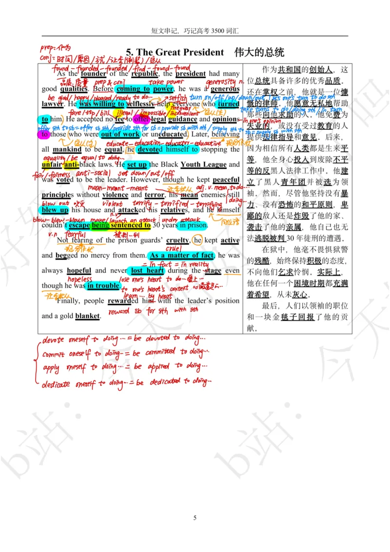 《40篇文章巧记高考3500词汇（笔记版）_初高中资料库_高中资料库（转存避免链接过期失效）_高中英语》第5页预览