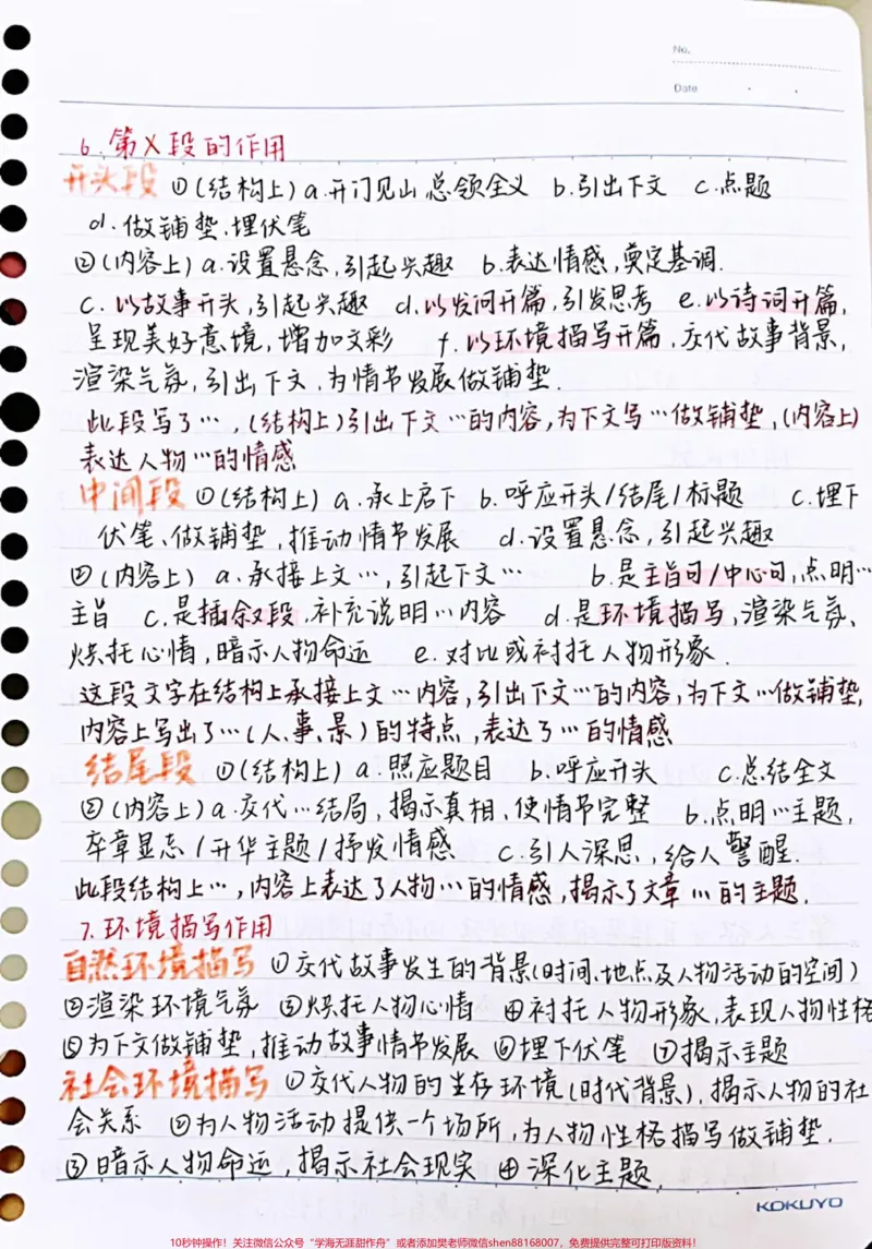《语文记叙文答题技巧,艾特一个语文不好的同学来看#语文#阅读理解#手写笔记#图文伙伴计划#qunju888.com图文来了_最新小学1-9年级各科+幼升小+综合类学习资源汇总包》第2页预览