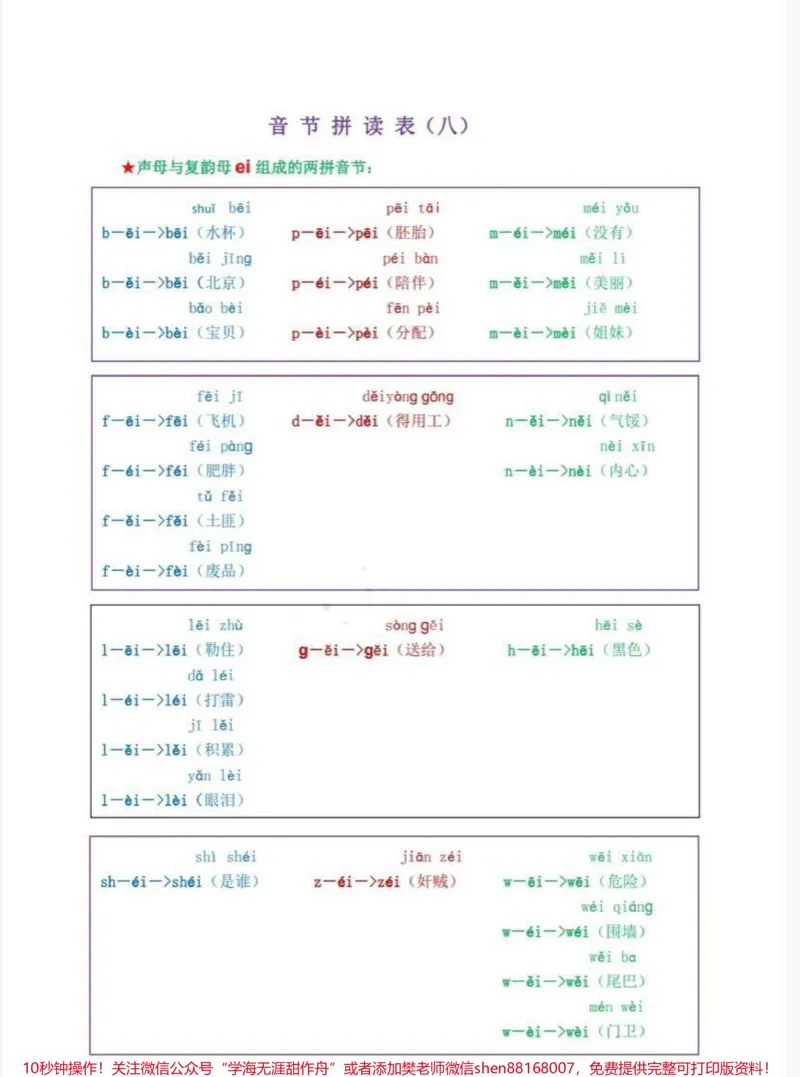 《我是拼读小能手，幼升关注哦♥️_最新小学1-9年级各科+幼升小+综合类学习资源汇总包_价值20万元！最新小学1-9年级各科+幼升小+综合类学习资源汇总包》第10页预览