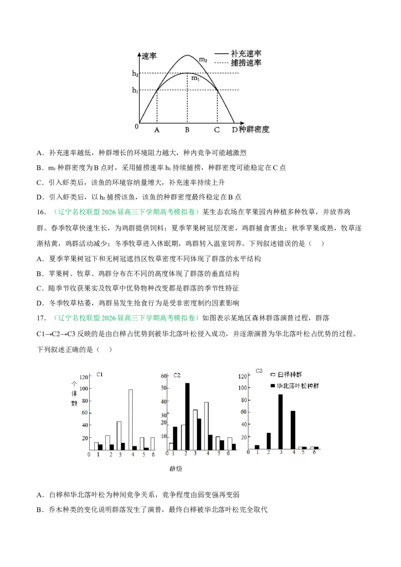 《专题09生物与环境（4大考点）（学生版）(1)_高考一二三轮复习_生物_2027年高考生物专项_2026年高考生物二模试题分类汇编（黑吉辽蒙专用）-G295_2026版》第6页预览