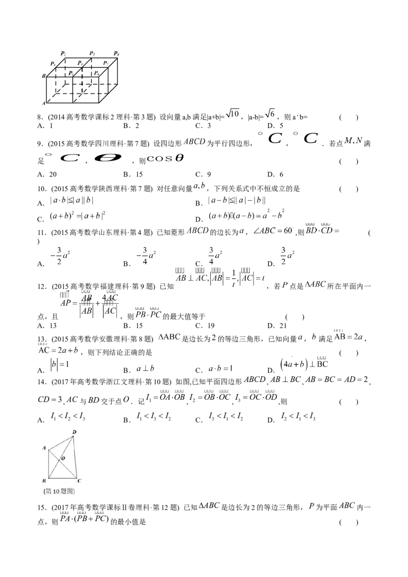 《专题10平面向量（理科）（学生版）-十年（2014-2023）高考数学真题分项汇编（全国通用）_初高中资料库_高中资料库（转存避免链接过期失效）_高中数学》第6页预览