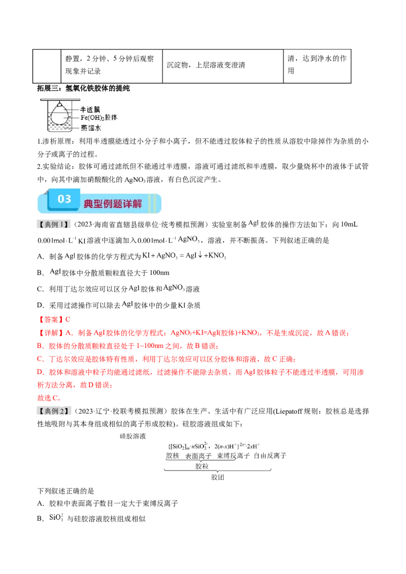 《专题01物质及其变化（实验1~2）（教师版）_高考一二三轮复习_化学_2027年高考化学专项复习_22027年高考化学教材实验及其延伸拓展》第3页预览