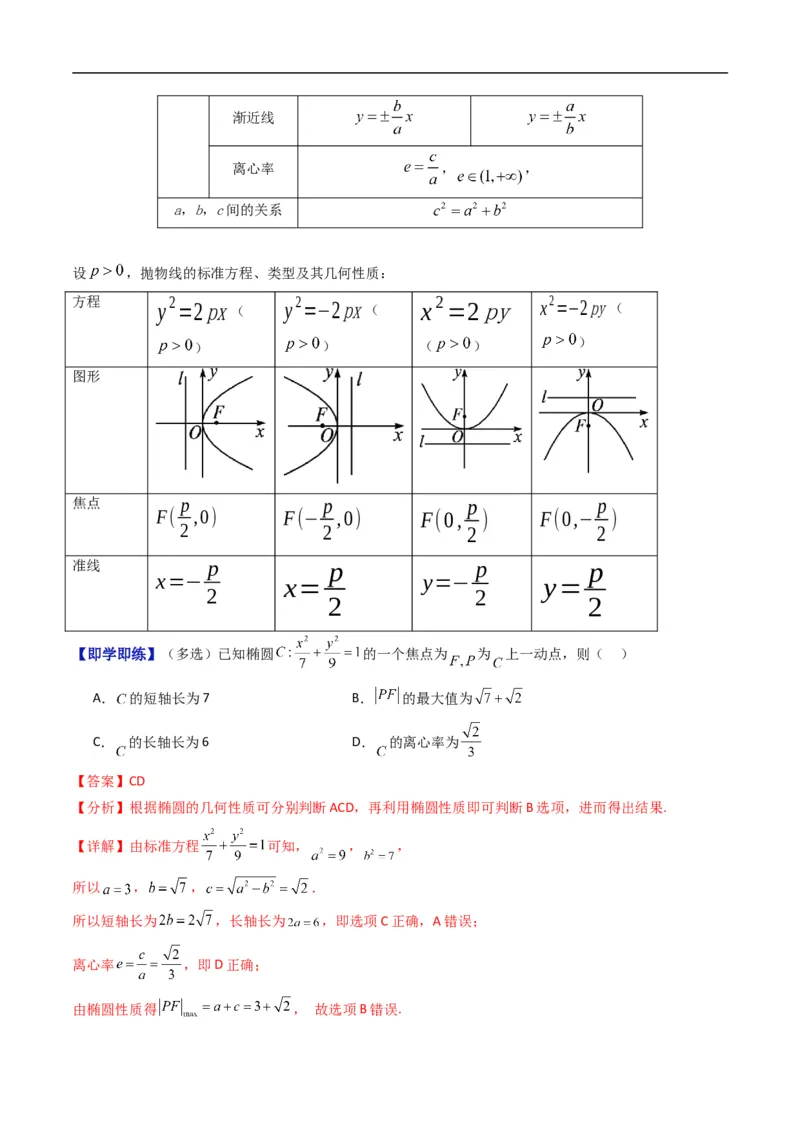 《第二章平面解析几何章末大总结（高效培优讲义）数学人教B版2019选择性必修第一册（解析版）_2027高中必刷题_必刷题2027_2027高一高二必刷题_数学_5.人教B版高中数学讲义选择性必修一》第10页预览