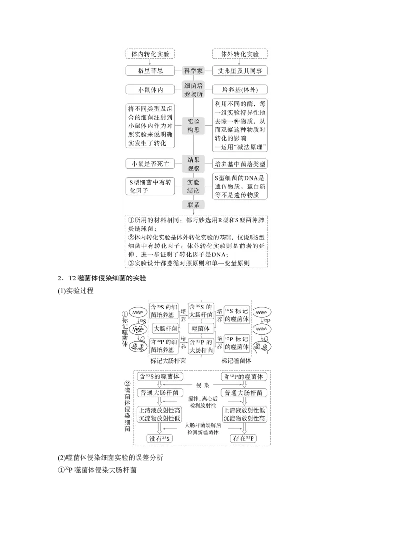 《第一部分 专题五 必备整合1 基因的本质与表达(1)_2026版高中《二三轮复习+冲刺复习》_教师用书Word版文档_第一部分 专题复习》第2页预览