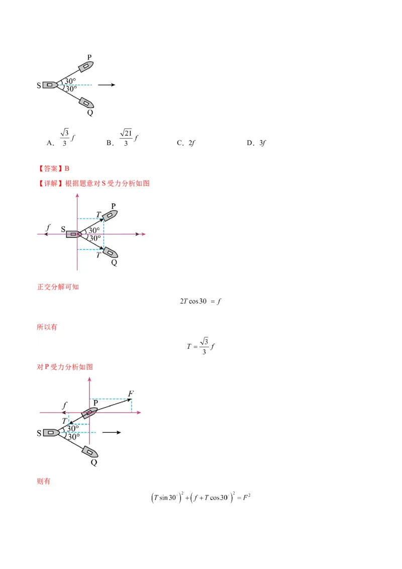 《专题01平衡模型（七类）（模型与方法讲义）（全国通用）（教师版）_高考一二三轮复习_物理_2026年-物理高考二轮复习_2026年高考物理二轮复习热点题型归类-G151》第6页预览