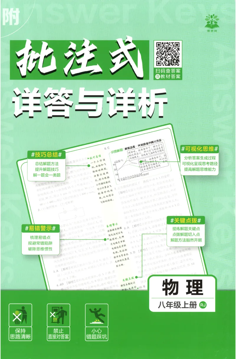 《2027《初中物理•必刷题》8上(RJ)答案_初中必刷题2026_8年级_人教版_2027《初中物理•必刷题》8上（人教）》第1页预览
