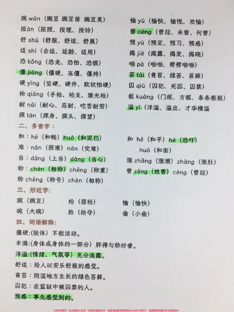 《四年级上册语文第二单元核心考点梳理总结。#四年级语文#小学语文#小学语文知识点#四年级#四年级上册语文_最新小学1-9年级各科+幼升小+综合类学习资源汇总包》第2页预览