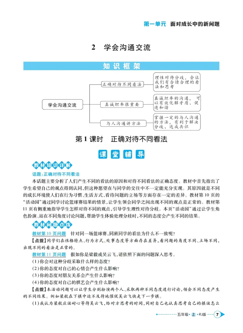 《道德与法治左记右练5年级上册_小学道法资料_《左记右练》》第9页预览