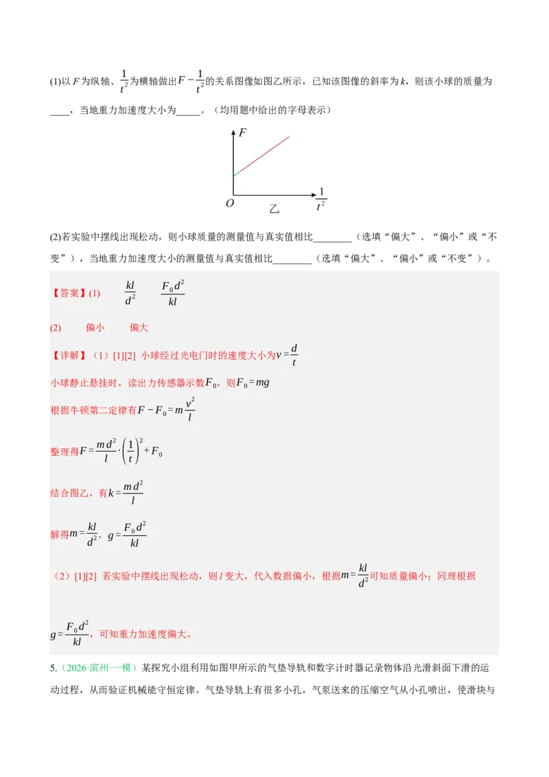 《专题01实验（2大考点）（山东专用）（教师版）_高考一二三轮复习_物理_2026年-物理高考专项复习_2026年高考物理一模试题分类汇编（山东专用）-G233_2026版》第6页预览