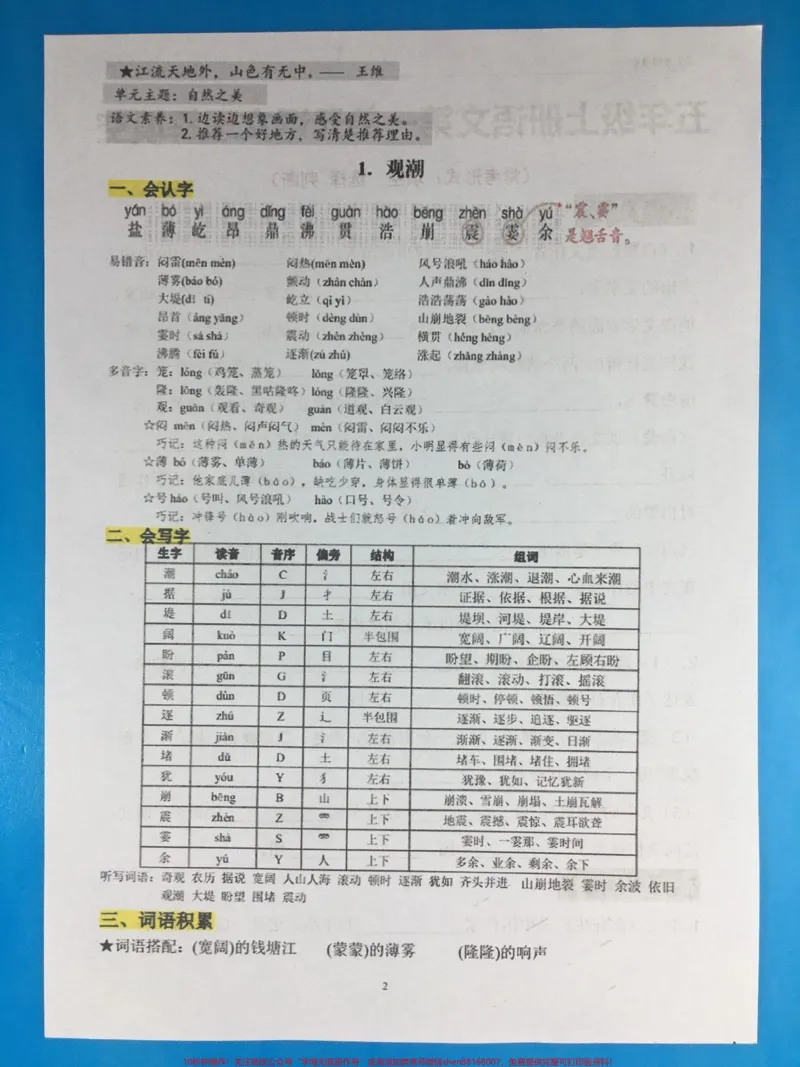 《四年级上册语文全册各课重点知识梳理总结。这份四年级语文下册知识点总结，囊括所有常考重点知识点，总结全面，家长打印给孩子熟记#四年级#四年级语文#四年级上册语文#知识点总结#小学语文知识点》第1页预览
