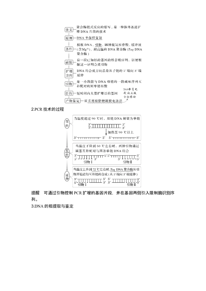 《课时2赋予生物新的遗传特性的基因工程(1)_2026版高中《二三轮复习+冲刺复习》_另附1套Word版题库_第一篇　大概念专题突破_大概念八利用生物技术与工程生产对人类有用的产品》第9页预览