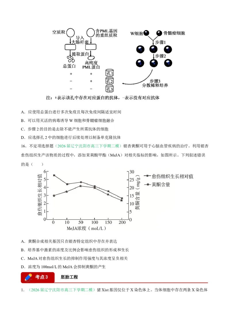 《专题10生物技术与工程（5大考点）（学生版）(1)_高考一二三轮复习_生物_2027年高考生物专项_2026年高考生物二模试题分类汇编（黑吉辽蒙专用）-G295_2026版》第10页预览