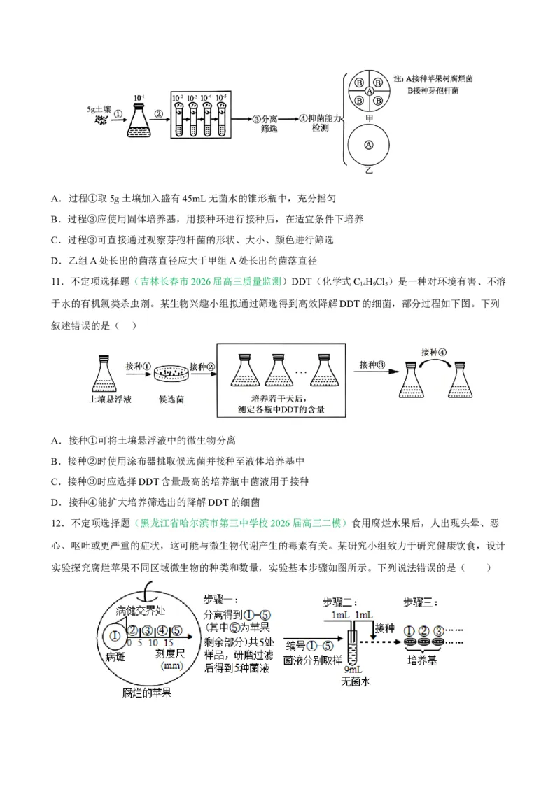《专题10生物技术与工程（5大考点）（学生版）(1)_高考一二三轮复习_生物_2027年高考生物专项_2026年高考生物二模试题分类汇编（黑吉辽蒙专用）-G295_2026版》第4页预览