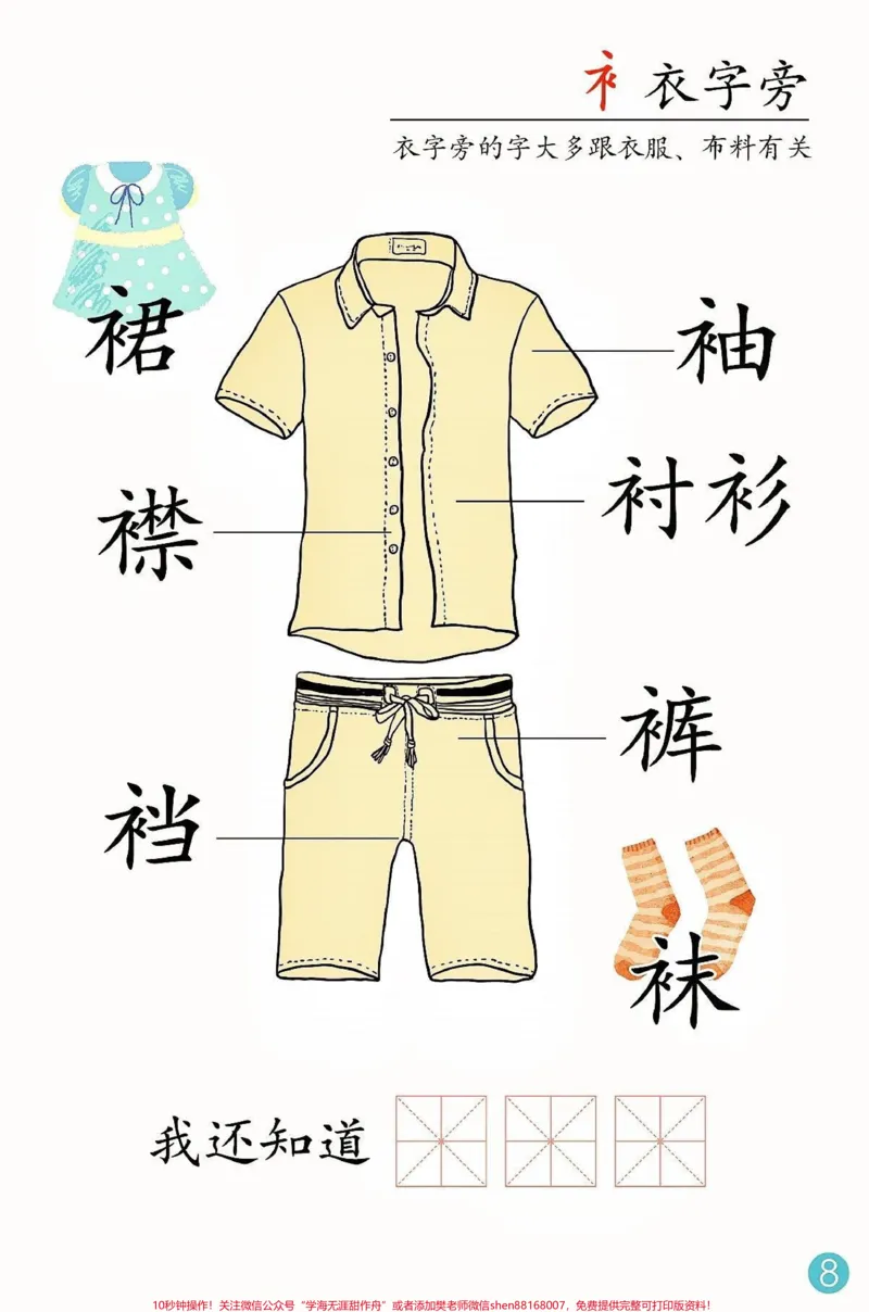 《实用的魔法汉字书‼️。有趣的魔法汉字书来啦，配合识字思维导图，太到位了，宝宝这样认字真的轻松很多。#幼儿识字#魔法汉字#家长收藏孩子受益#知识分享#qunju888.com教育》第8页预览