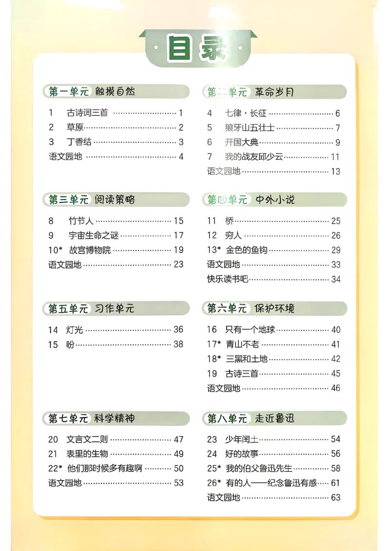 《预习笔记语文5升6_2026秋初中教辅合集_2026秋《阳光同学暑假衔接+预习笔记》（升）新2-6年级（语文）_2026秋语文《阳光同学暑假衔接+预习笔记》六年级（5升6）》第2页预览