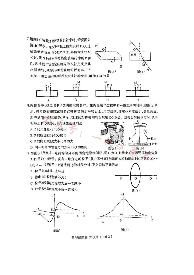 《九省联考-江西物理_初高中资料库_高中资料库（转存避免链接过期失效）_高中物理》第3页预览