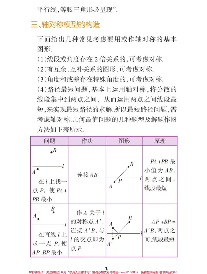 《初中数学辅助线添加技巧！这些方法学会了辅助线这块你就不用愁了#初中数学#干货分享#每天学习一点点_最新小学1-9年级各科+幼升小+综合类学习资源汇总包》第3页预览