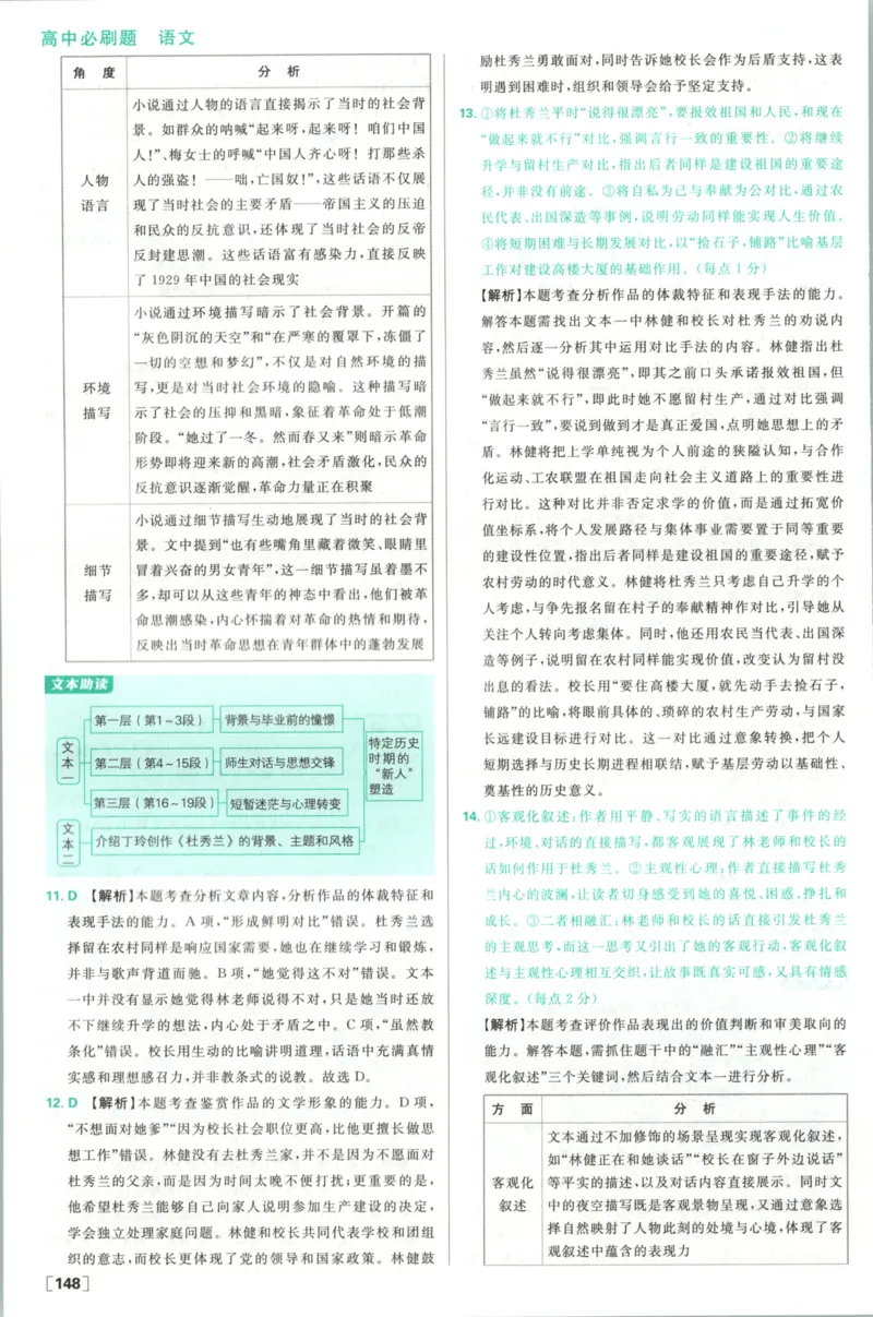 《答案语文_2027高中必刷题_必刷题2027_2027高一高二必刷题_语文_2027高中必刷题语文（必修一人教）》第10页预览